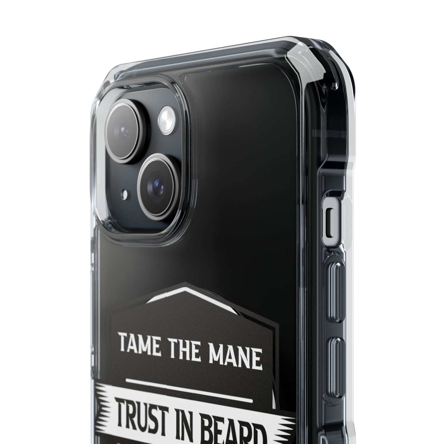 Gray Bearded Hustler Magnetic Clear Impact Cases