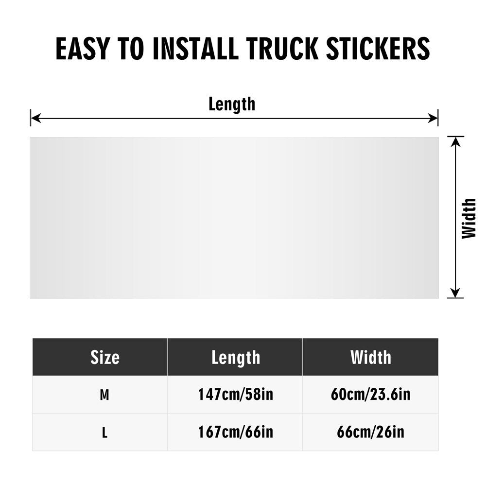 Gray Bearded Hustler Truck Decals Sticker