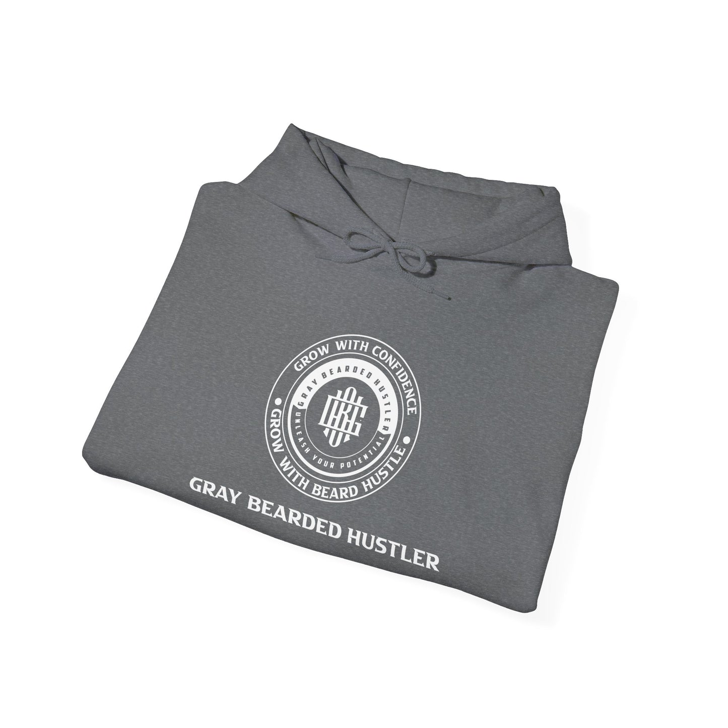 Gray Bearded Hustler Heavy Blend™ Hooded Sweatshirt