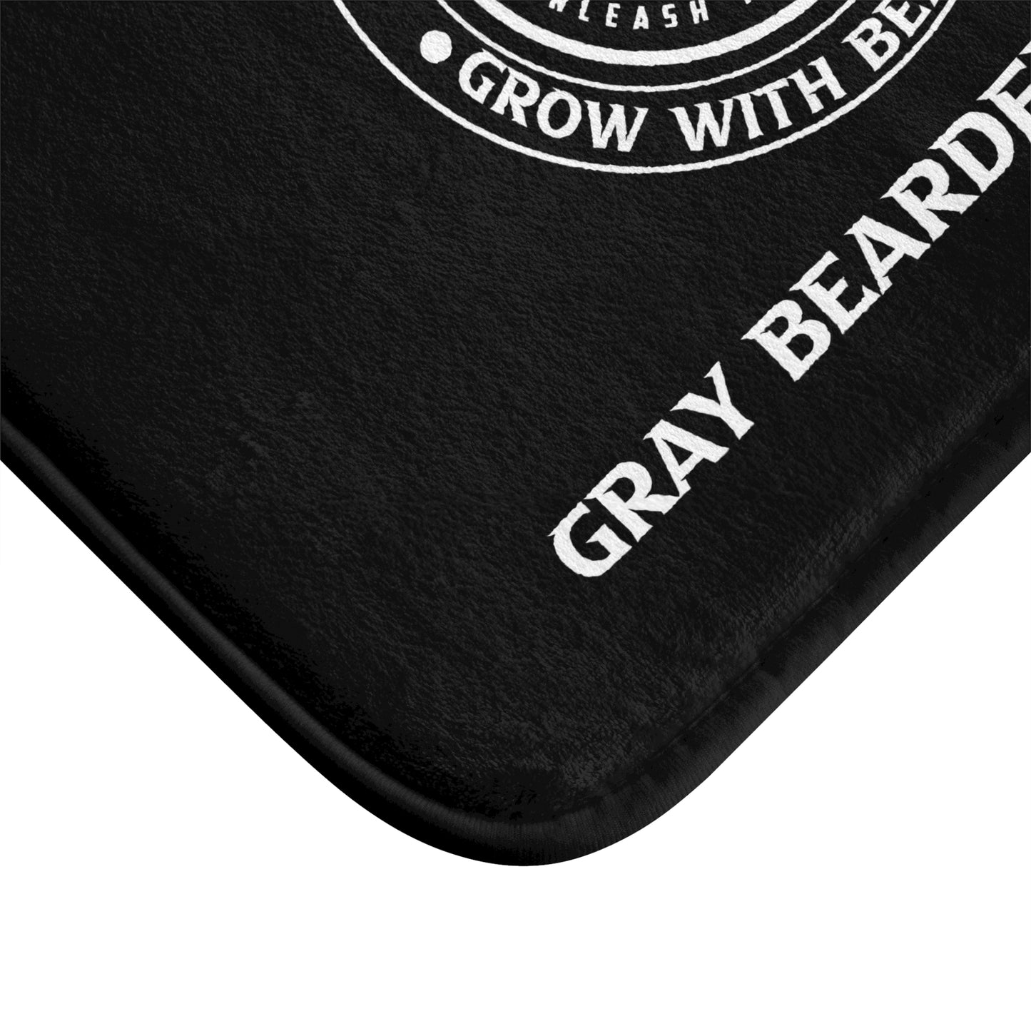 Gray Bearded Hustler Bath Mat