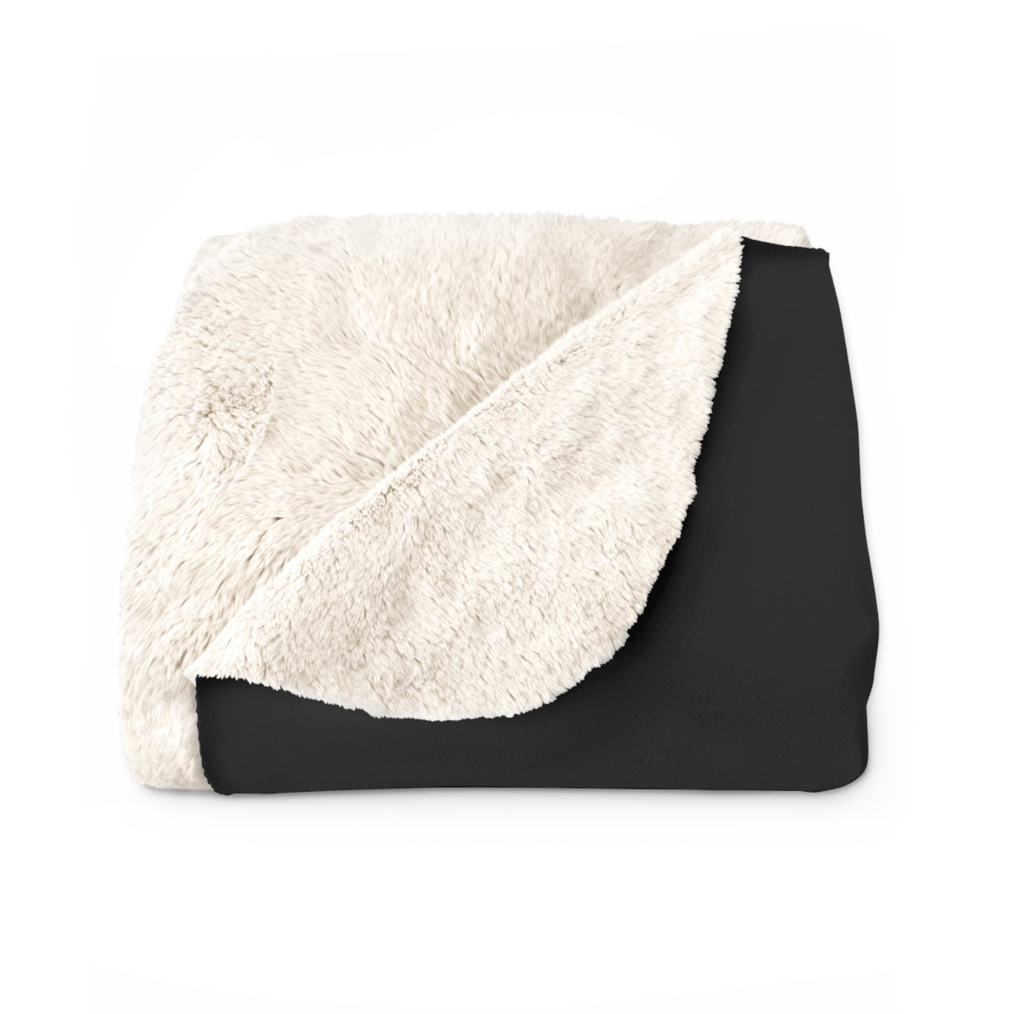 Gray Bearded Hustler Sherpa Fleece Blanket