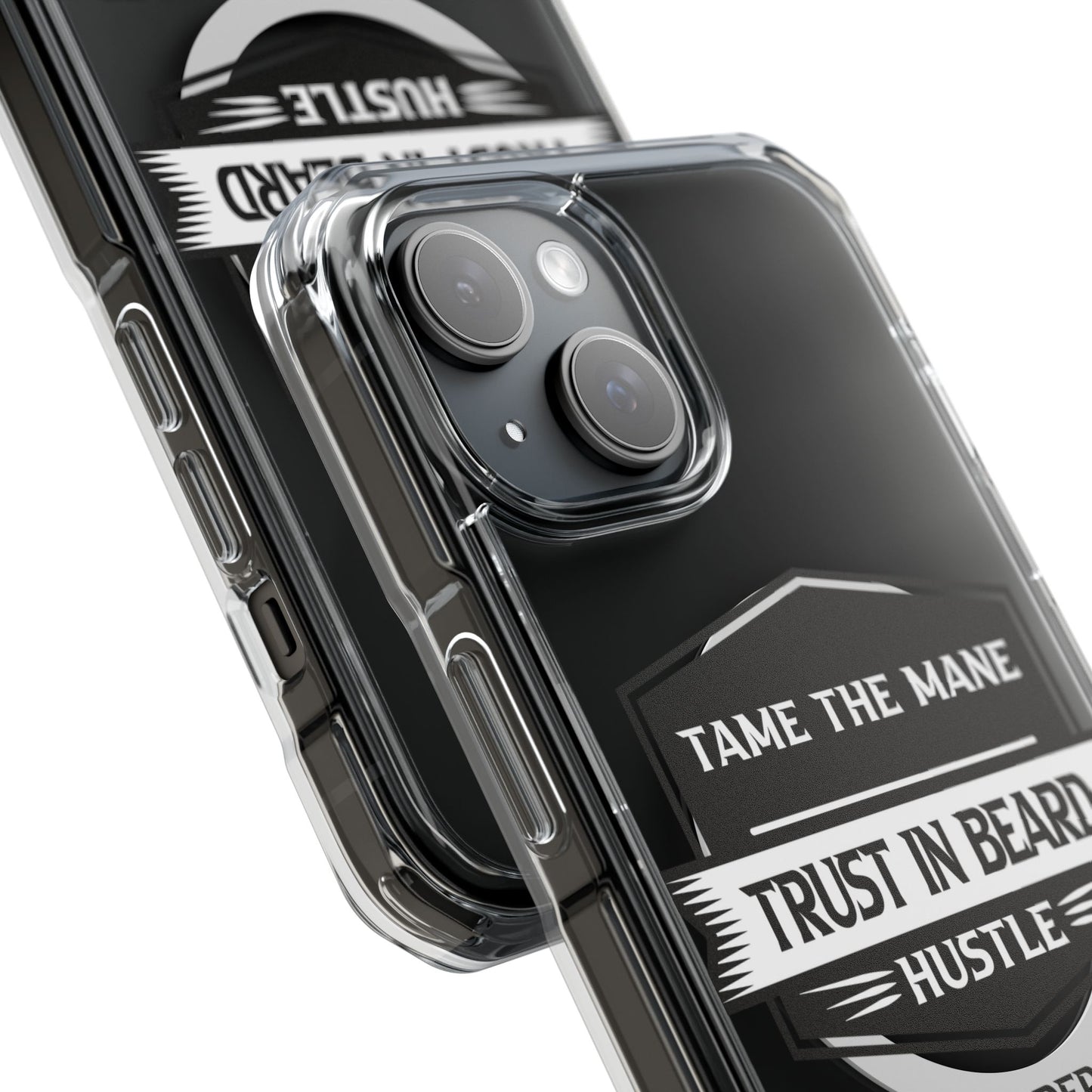 Gray Bearded Hustler Magnetic Clear Impact Cases