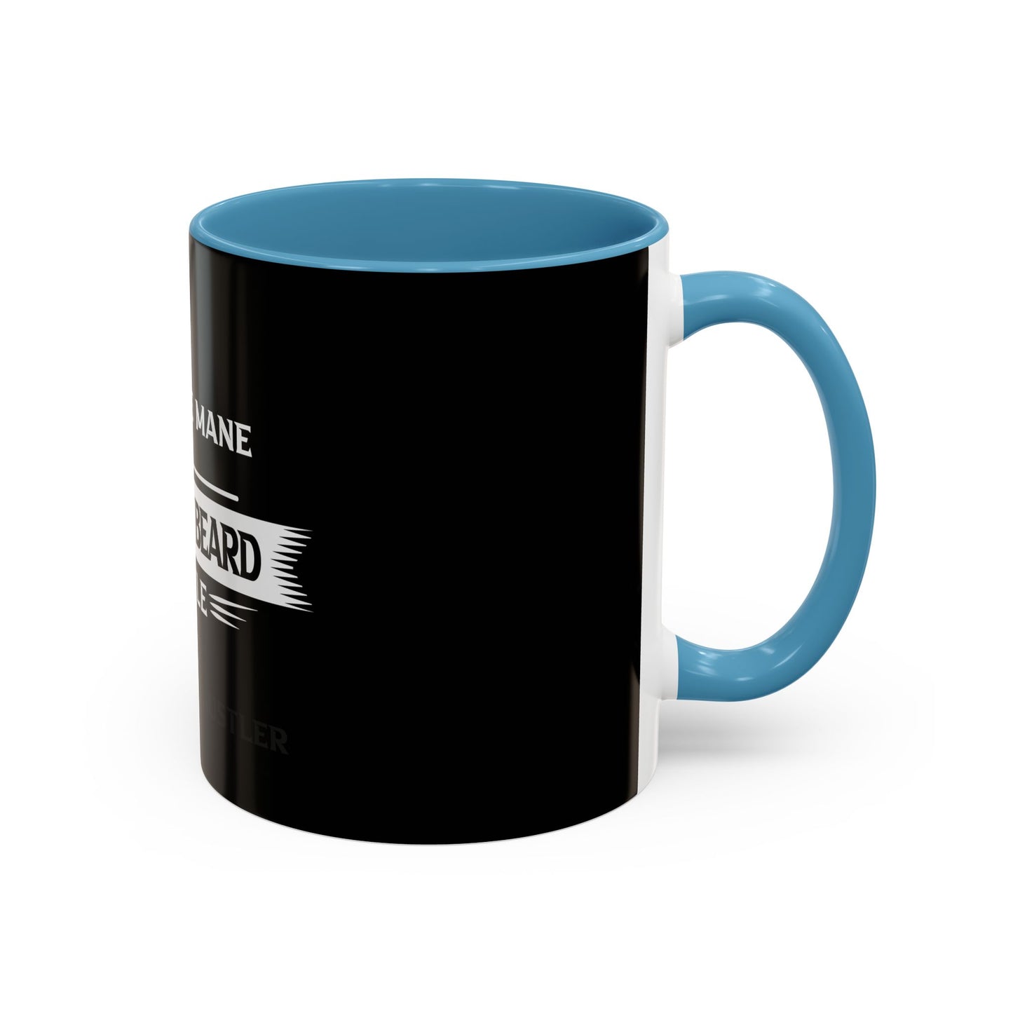 Gray Bearded Hustler Accent Coffee Mug (11, 15oz)