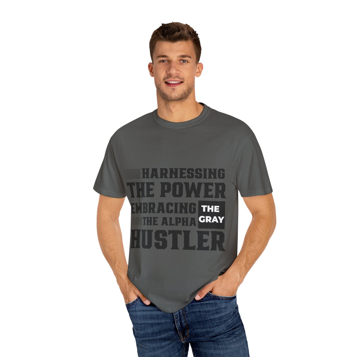 Gray Bearded Hustler Garment-Dyed T-shirt