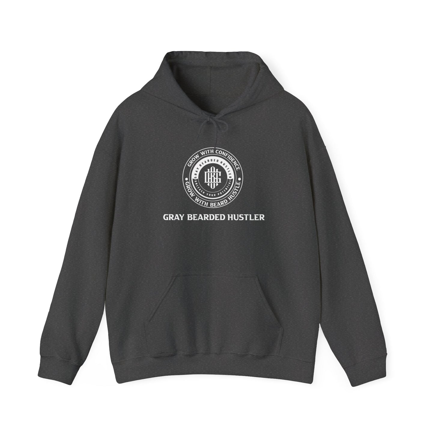 Gray Bearded Hustler Heavy Blend™ Hooded Sweatshirt