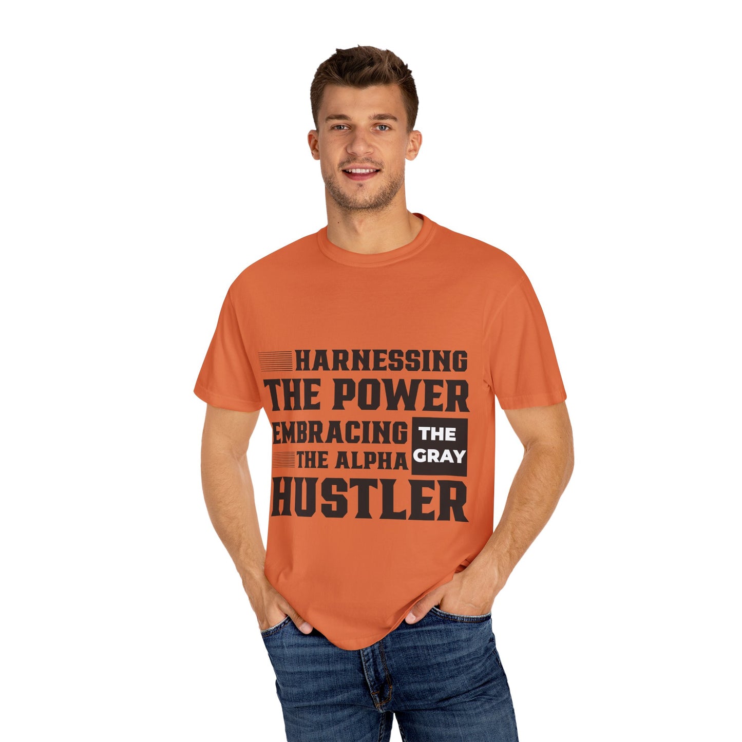 Gray Bearded Hustler Garment-Dyed T-shirt