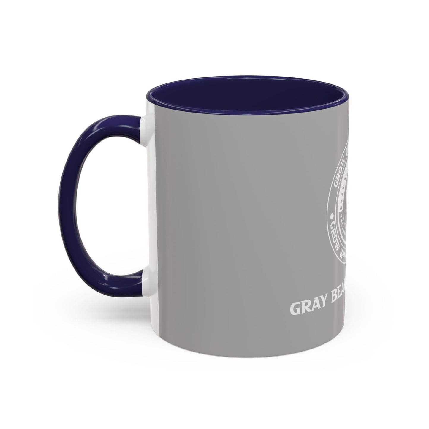 Gray Bearded Hustler Accent Coffee Mug (11, 15oz)