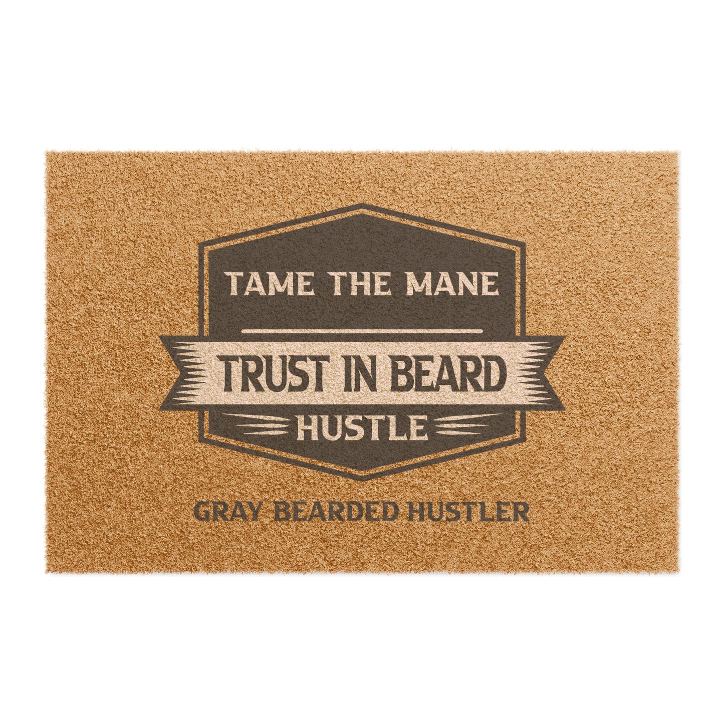 Gray Bearded Hustler Doormat