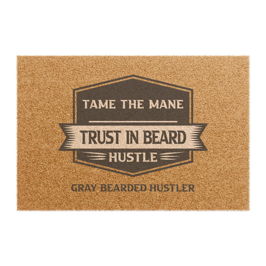Gray Bearded Hustler Doormat