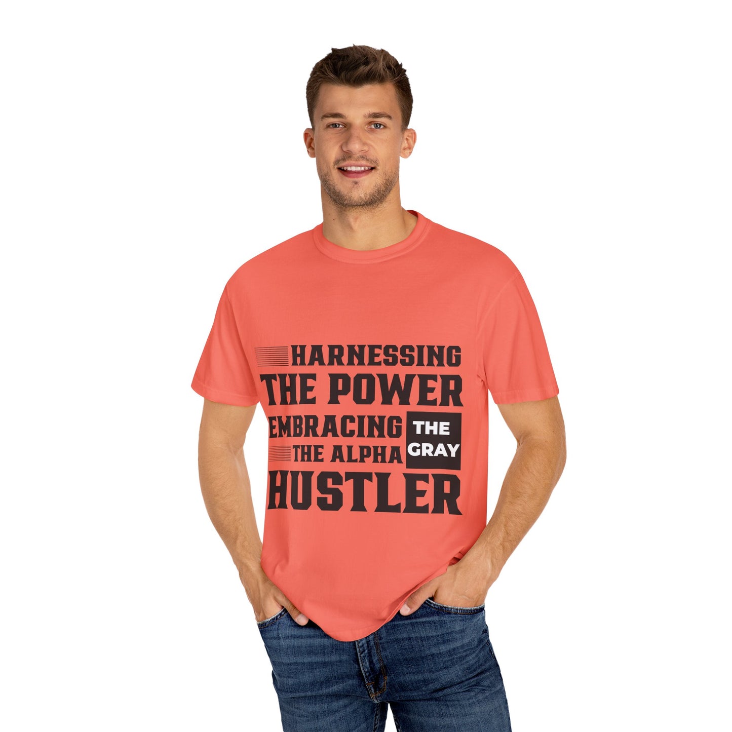 Gray Bearded Hustler Garment-Dyed T-shirt