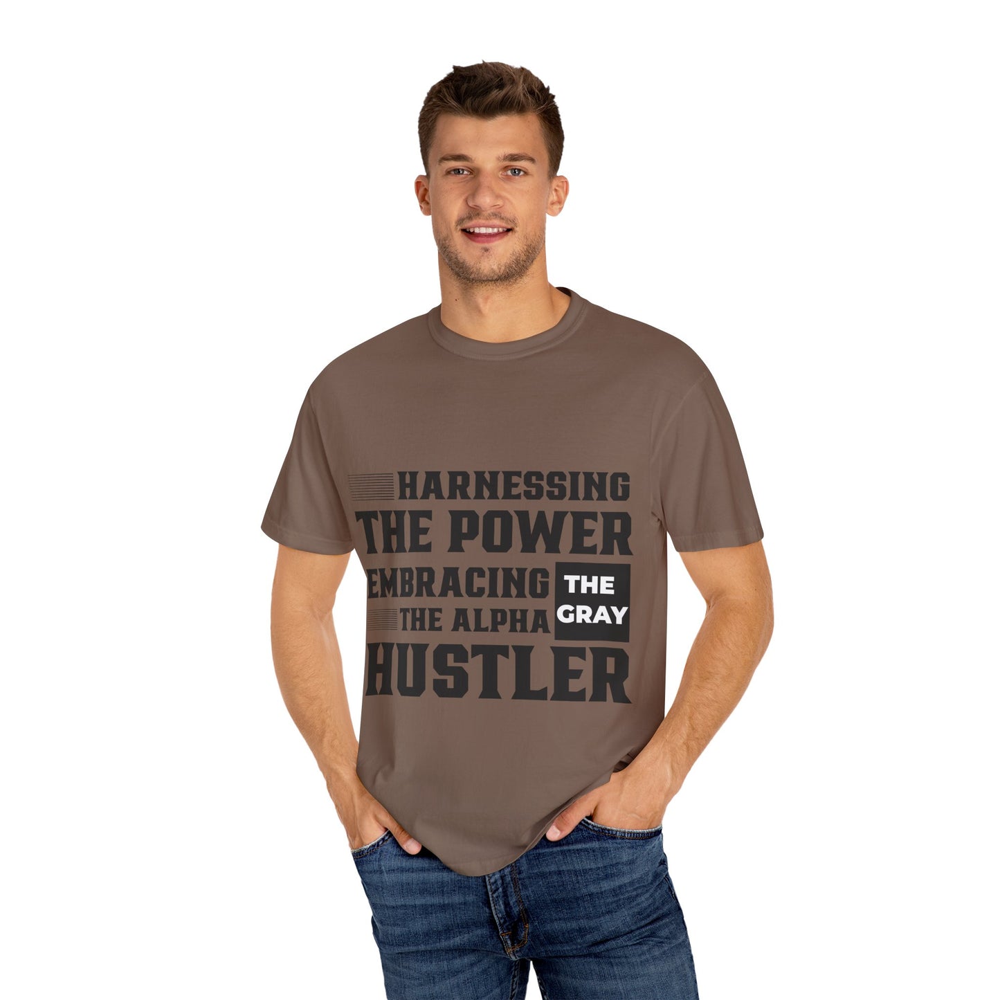 Gray Bearded Hustler Garment-Dyed T-shirt