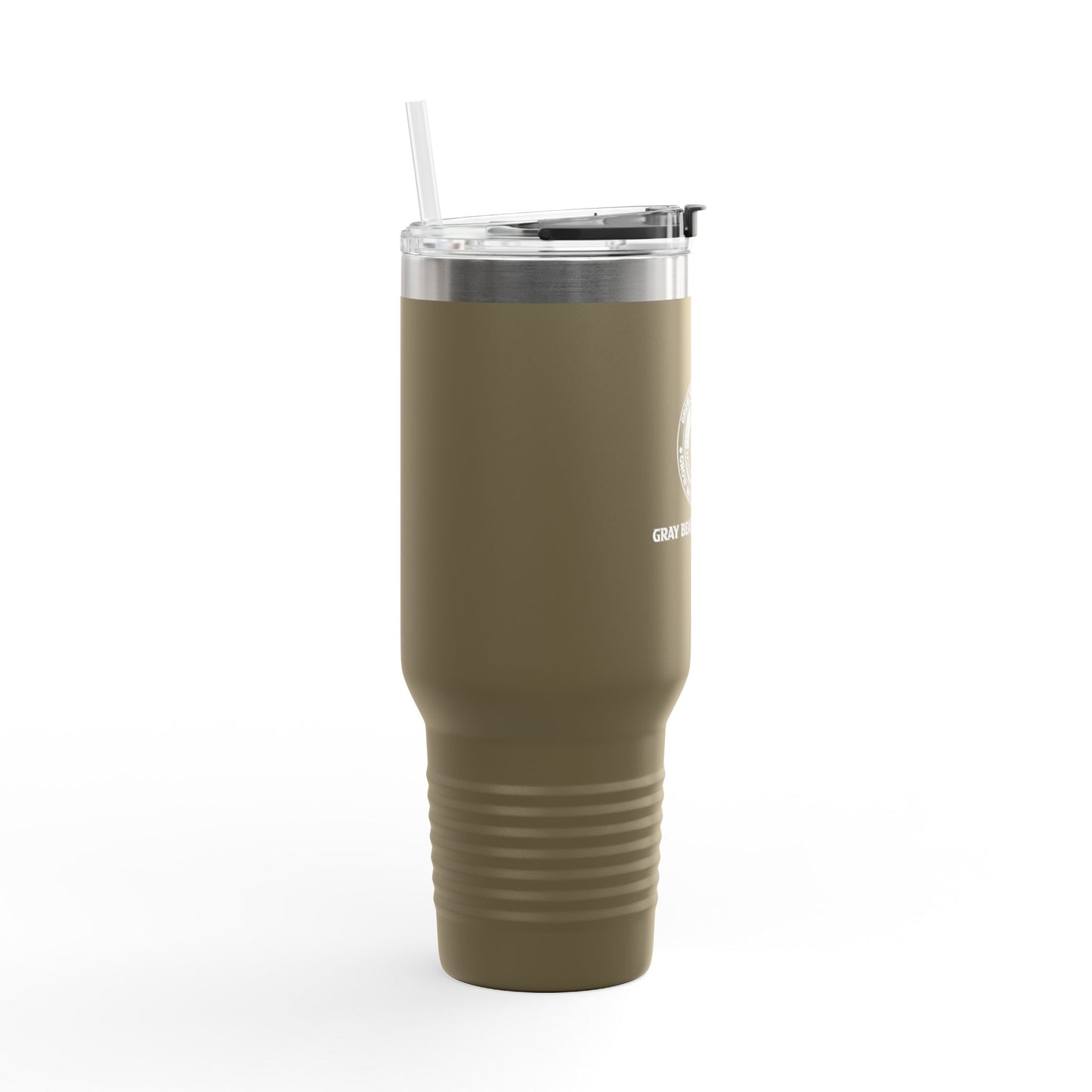 Gray Bearded Hustler Insulated Travel Mug, 40oz