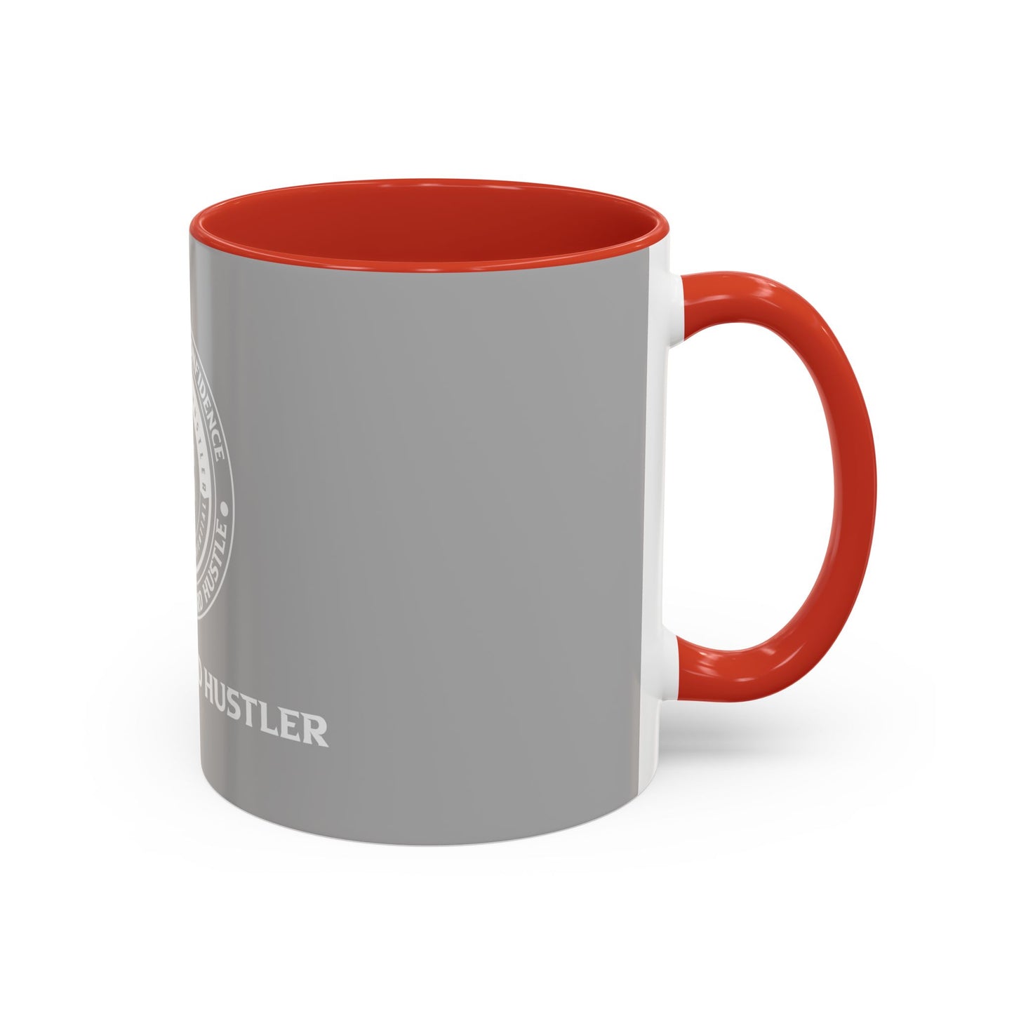 Gray Bearded Hustler Accent Coffee Mug (11, 15oz)