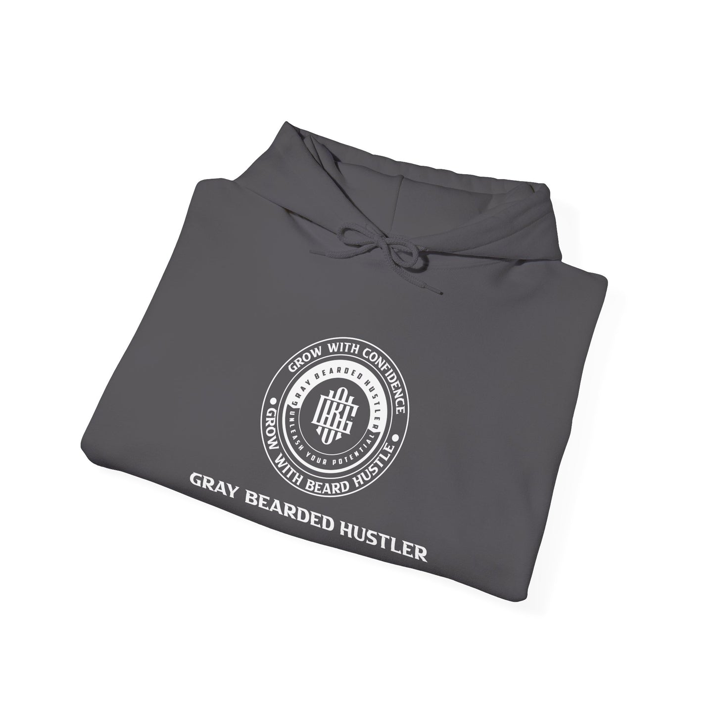 Gray Bearded Hustler Heavy Blend™ Hooded Sweatshirt