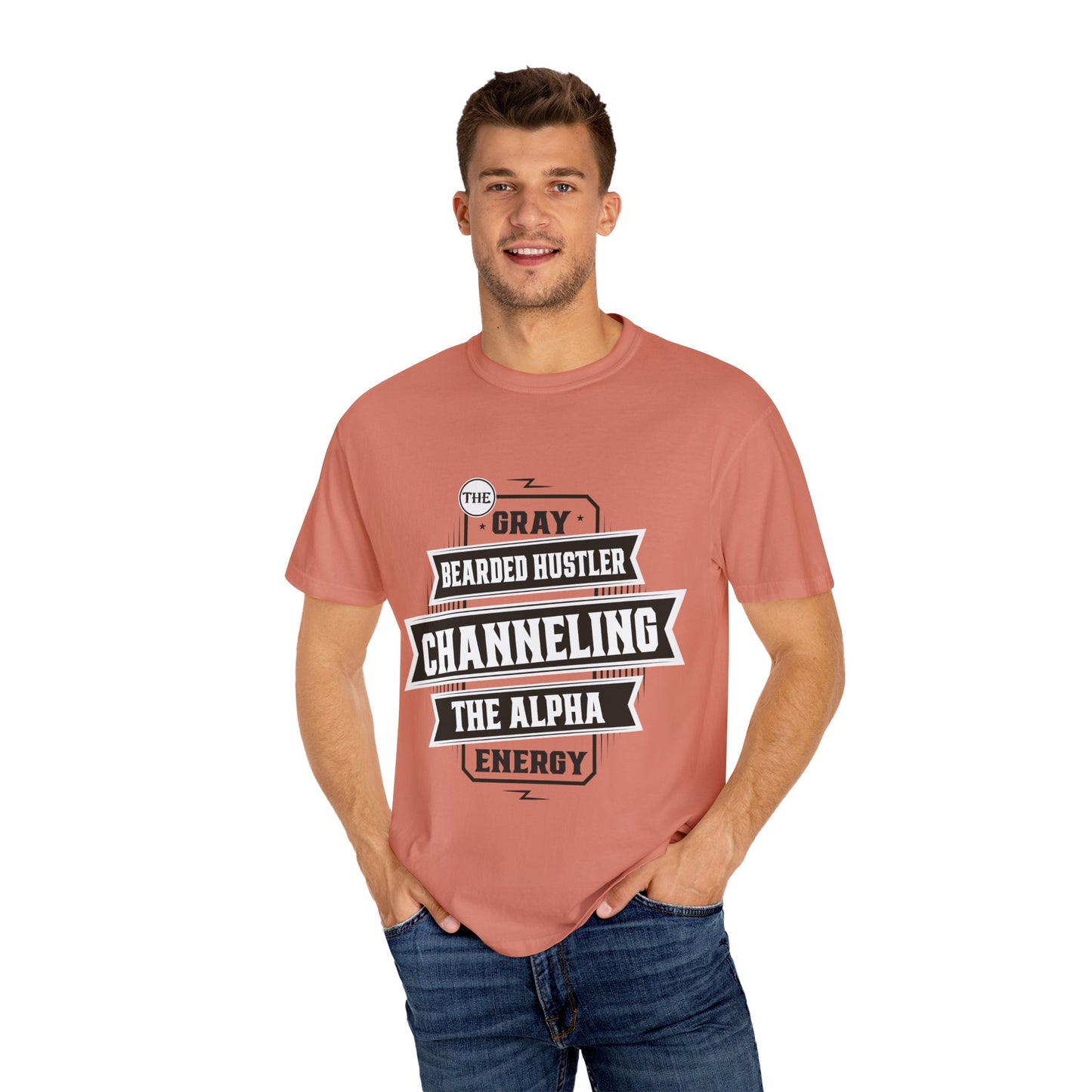 Gray Bearded HustlerGarment-Dyed T-shirt