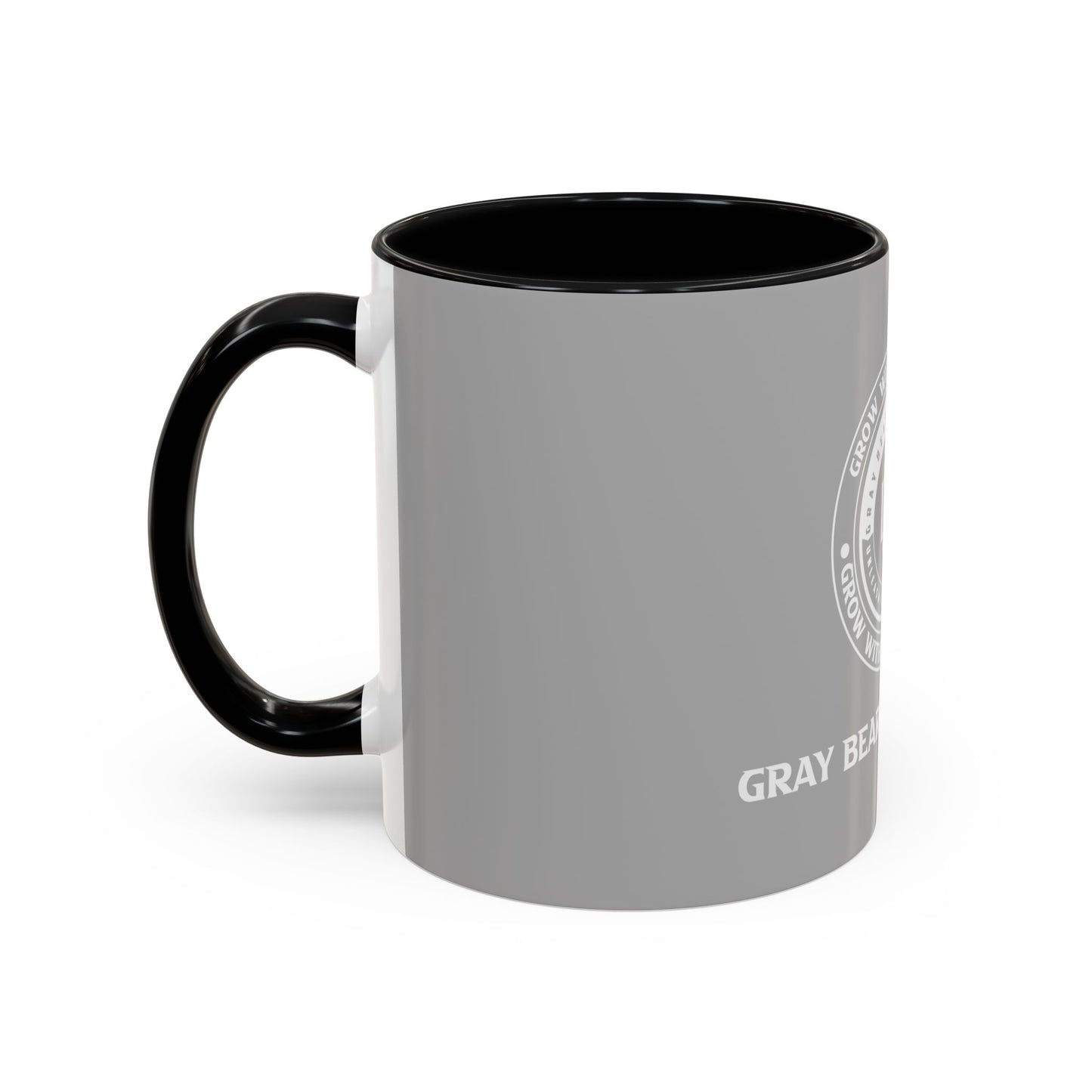 Gray Bearded Hustler Accent Coffee Mug (11, 15oz)