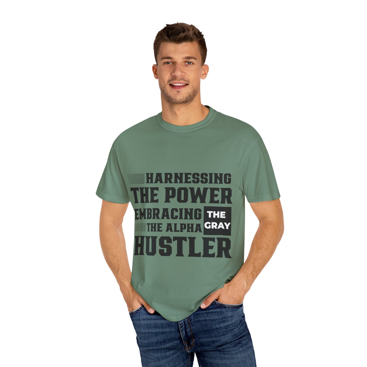 Gray Bearded Hustler Garment-Dyed T-shirt