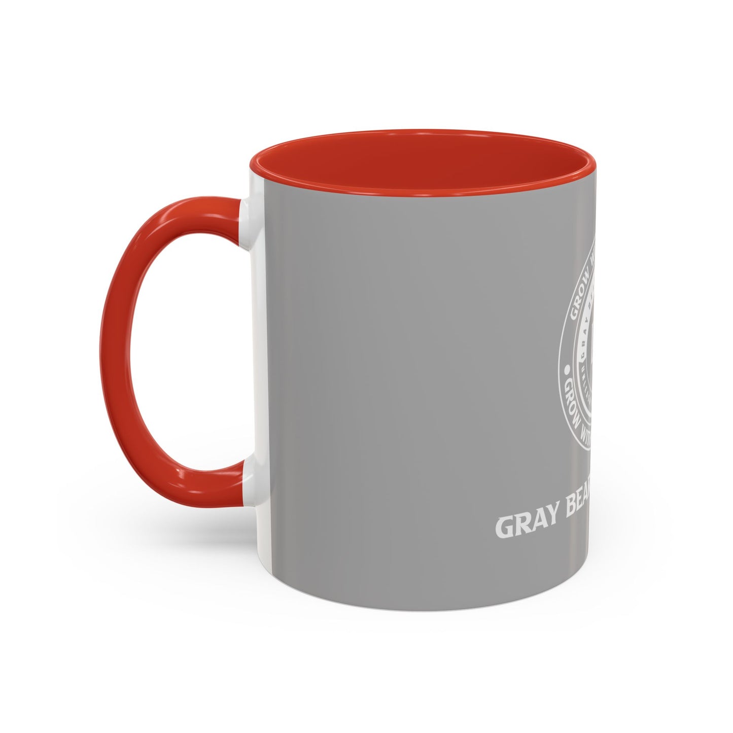 Gray Bearded Hustler Accent Coffee Mug (11, 15oz)