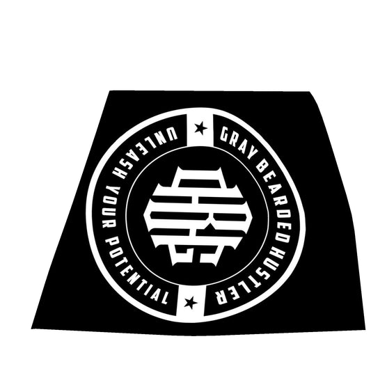 Gray Bearded Hustler Horizontal Flannel Breathable Blanket 4 Sizes