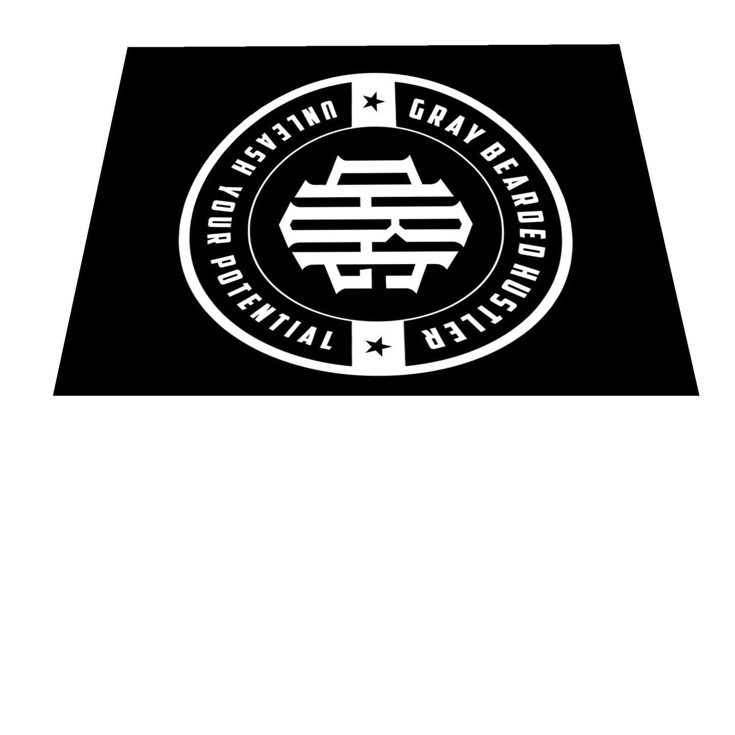 Gray Bearded Hustler Horizontal Flannel Breathable Blanket 4 Sizes