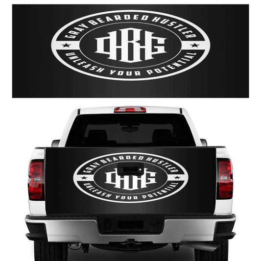 Gray Bearded Hustler Truck Decals Sticker