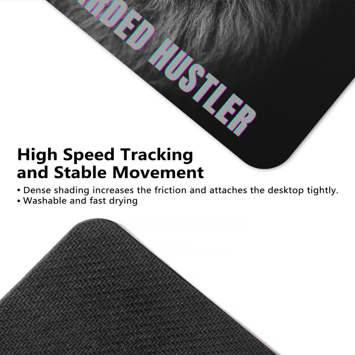 Gray Bearded Hustler Mouse Pads