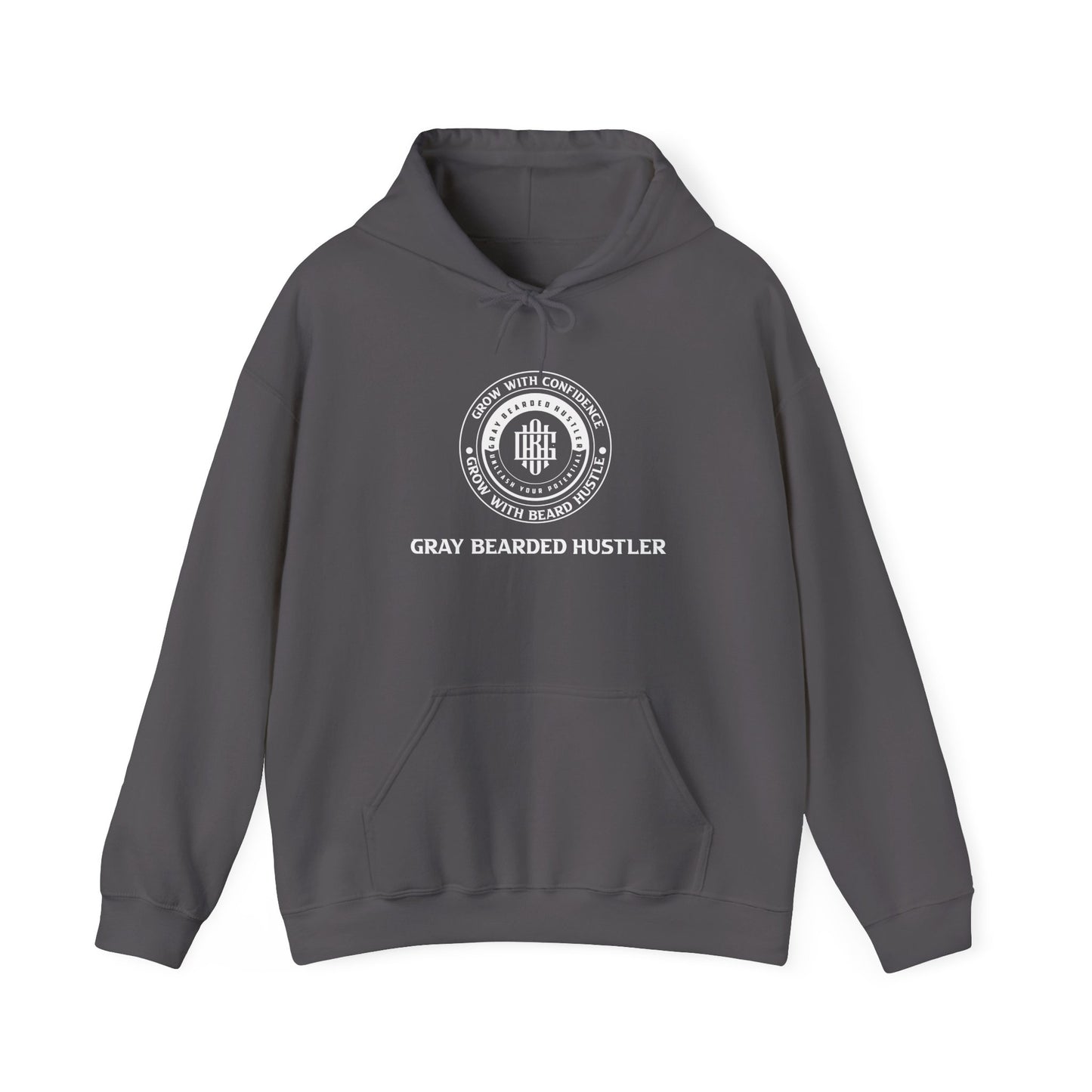 Gray Bearded Hustler Heavy Blend™ Hooded Sweatshirt