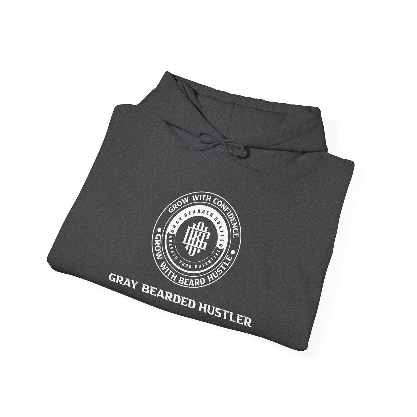 Gray Bearded Hustler Heavy Blend™ Hooded Sweatshirt