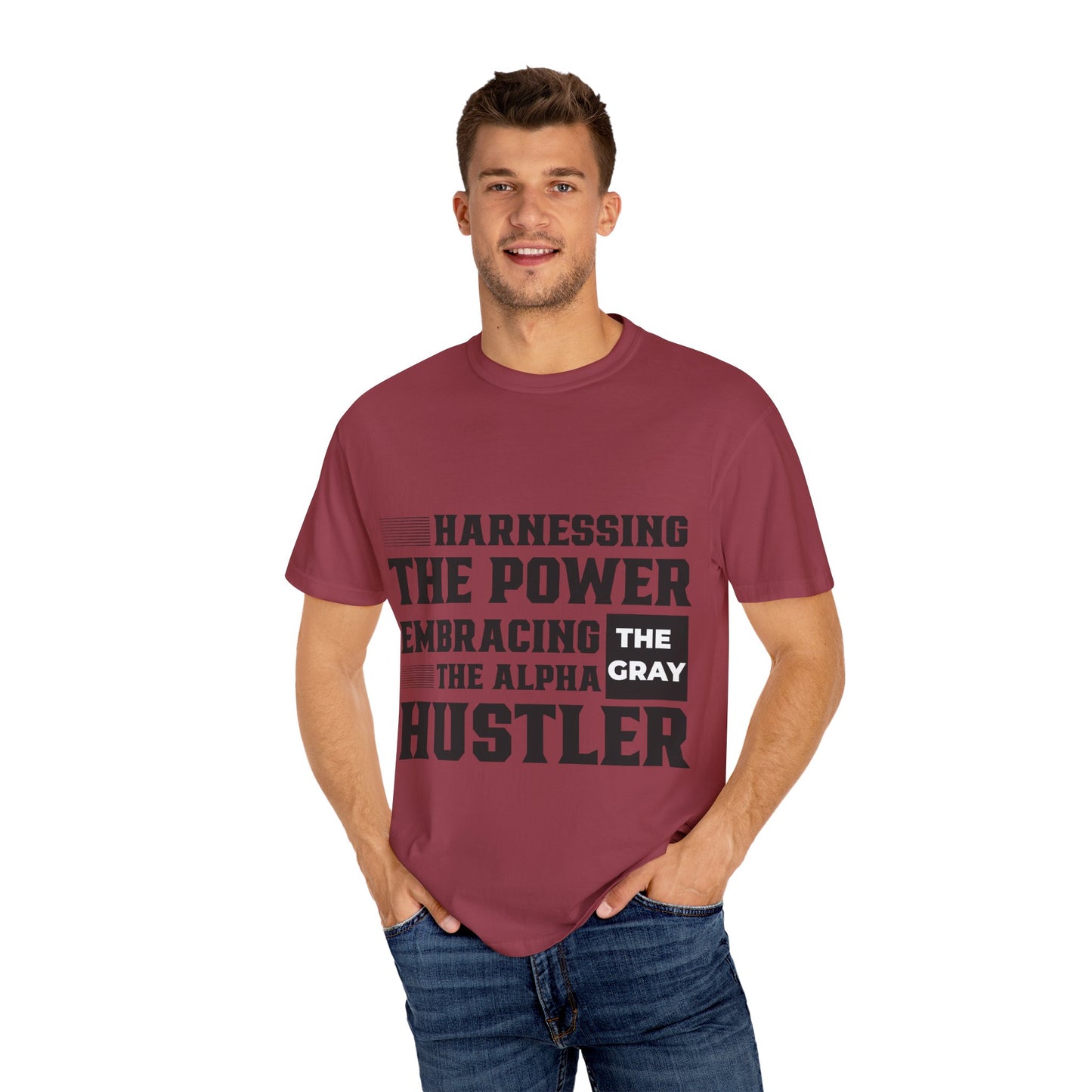 Gray Bearded Hustler Garment-Dyed T-shirt