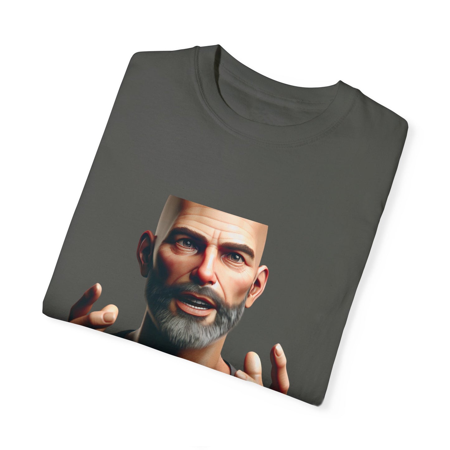 Gray Bearded Hustler Movement  Garment-Dyed T-shirt