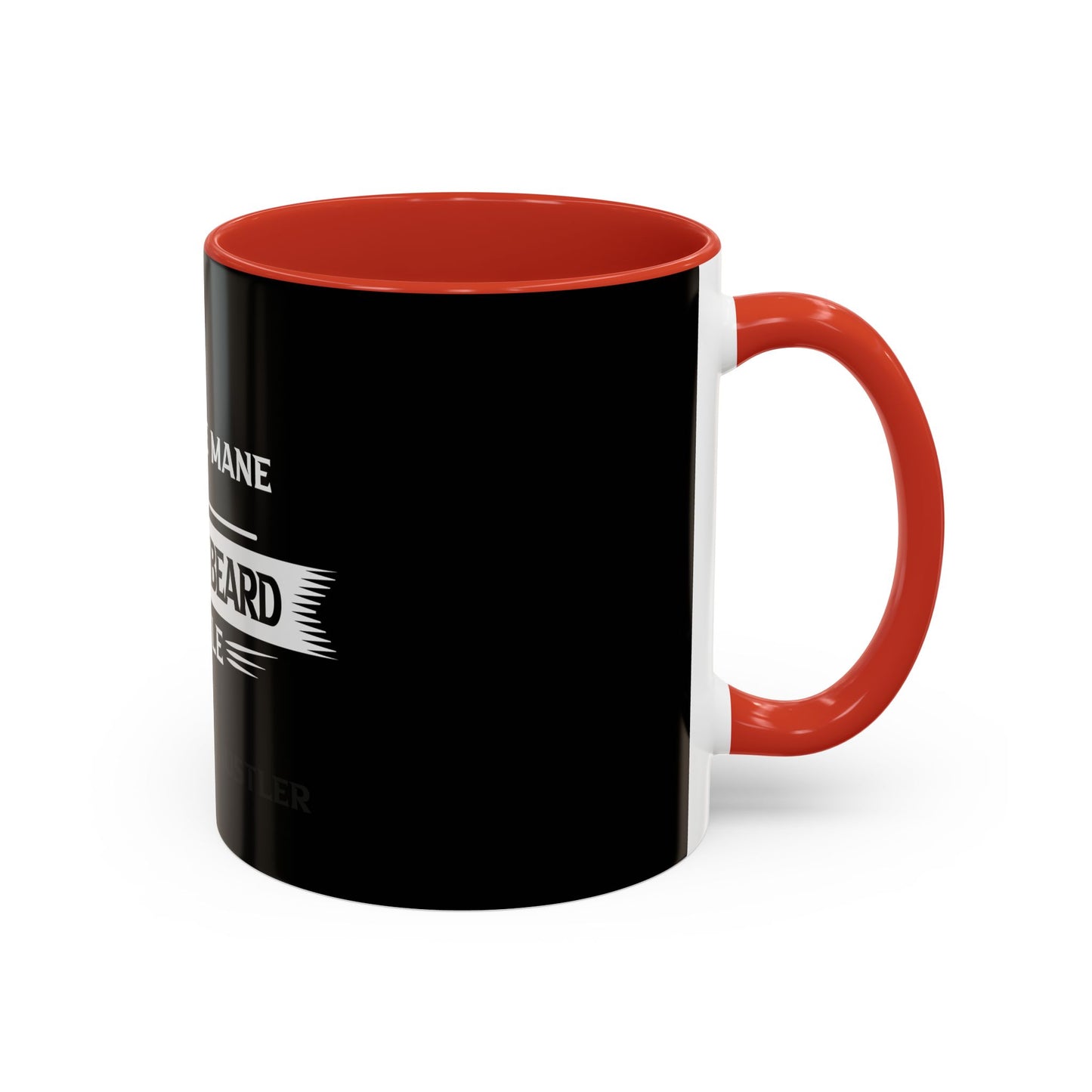 Gray Bearded Hustler Accent Coffee Mug (11, 15oz)