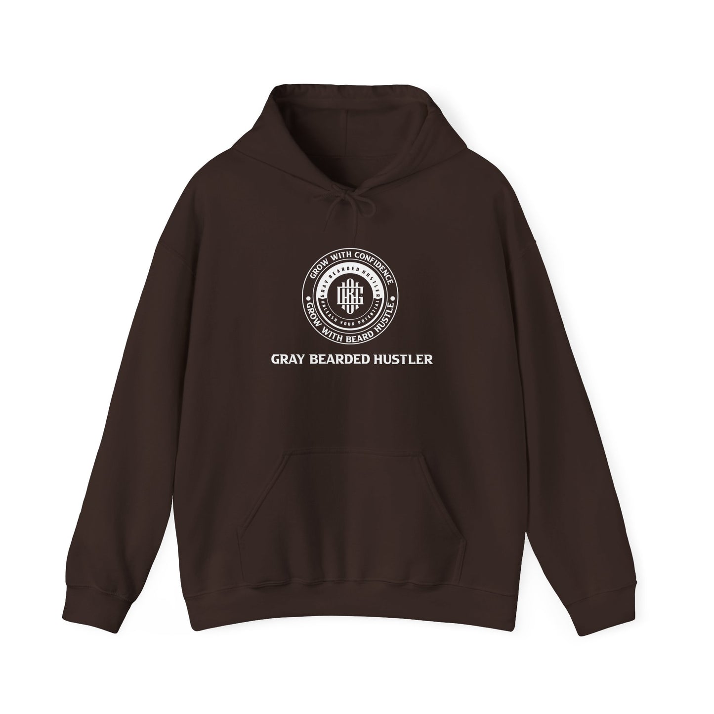 Gray Bearded Hustler Heavy Blend™ Hooded Sweatshirt