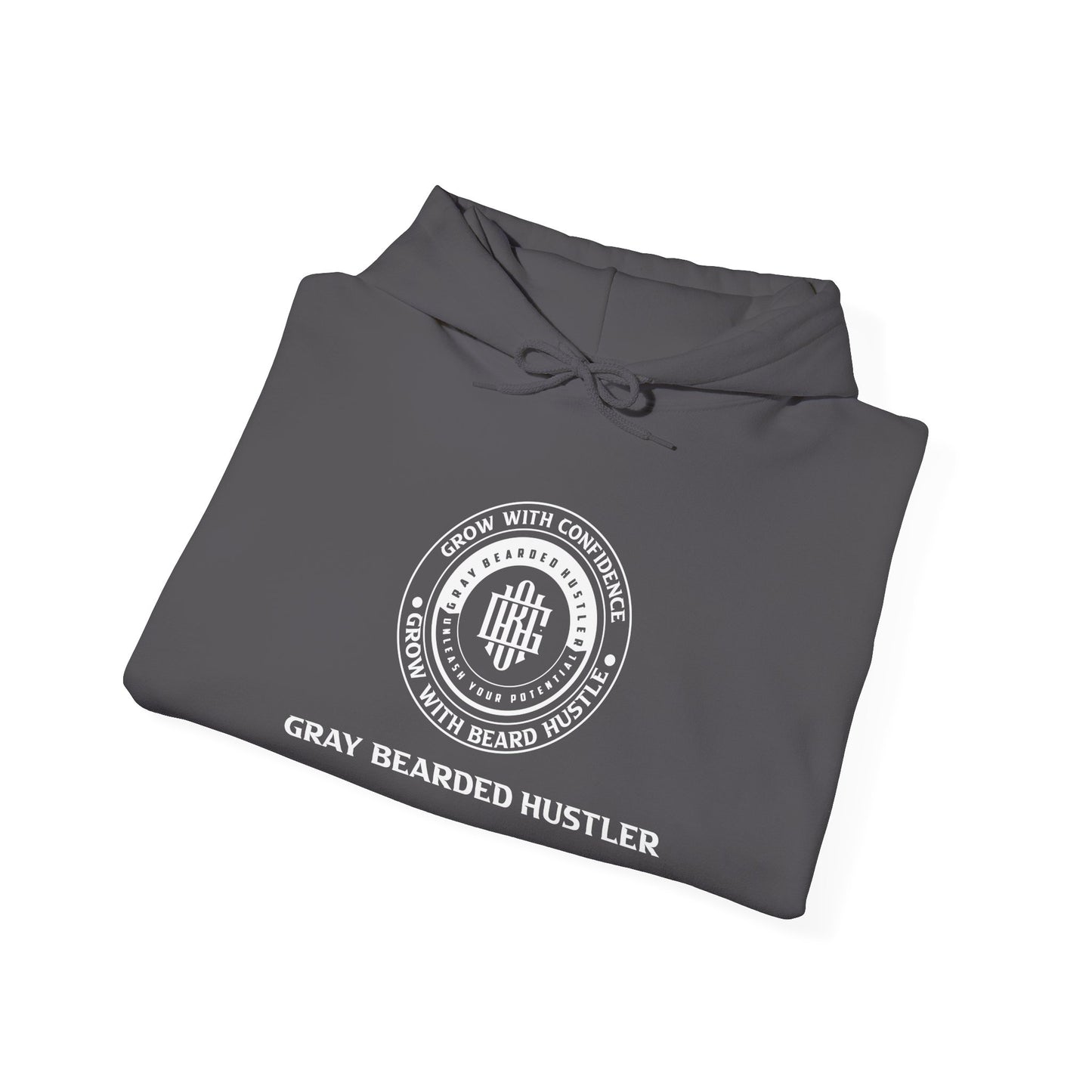 Gray Bearded Hustler Heavy Blend™ Hooded Sweatshirt