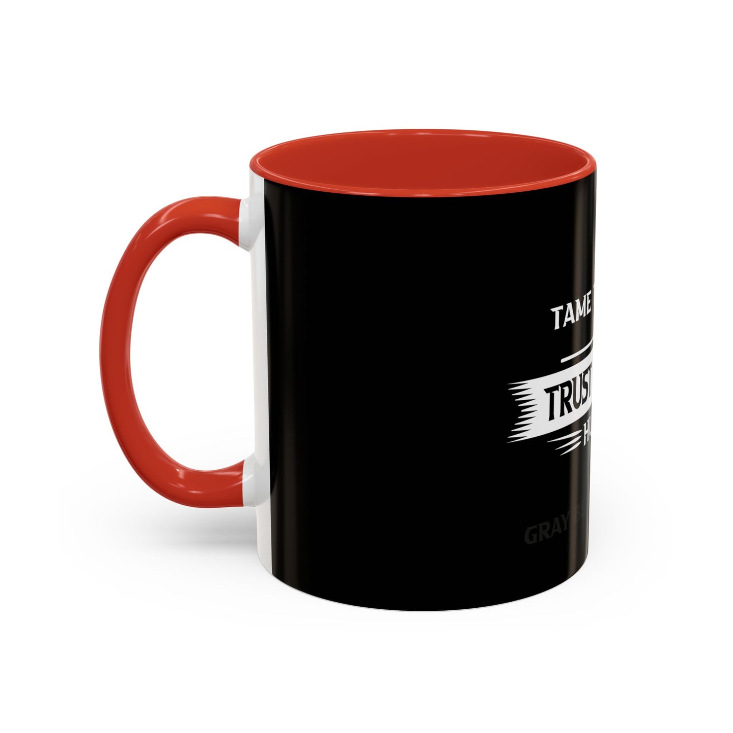 Gray Bearded Hustler Accent Coffee Mug (11, 15oz)