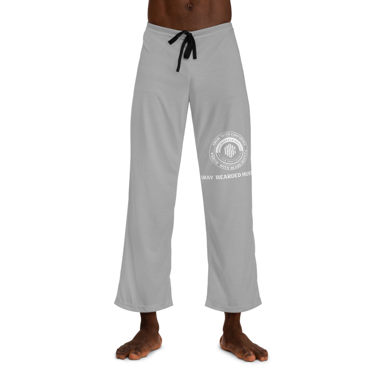 Gray Bearded Hustler Men ZoneMen's Pajama Pants (AOP)