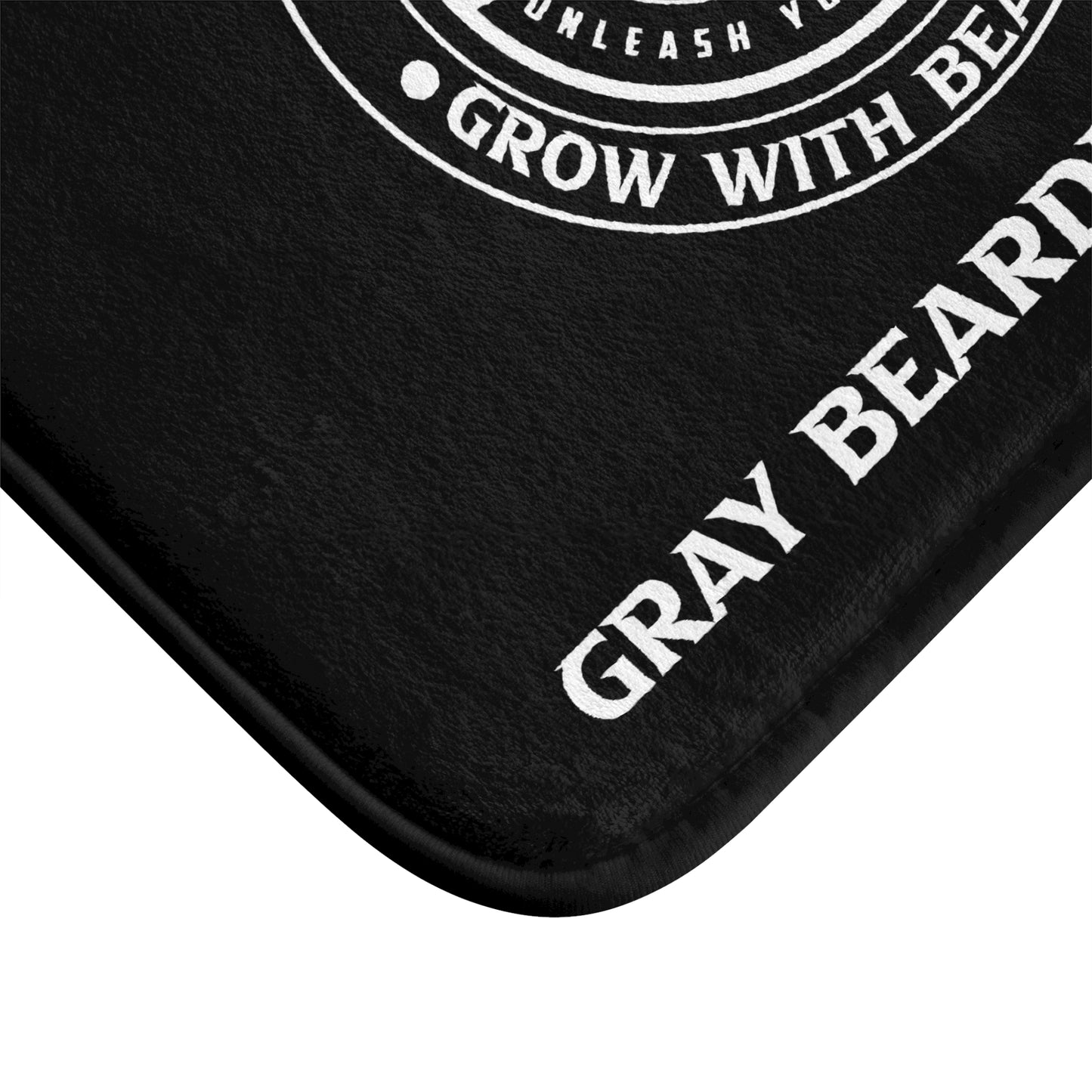 Gray Bearded Hustler Bath Mat