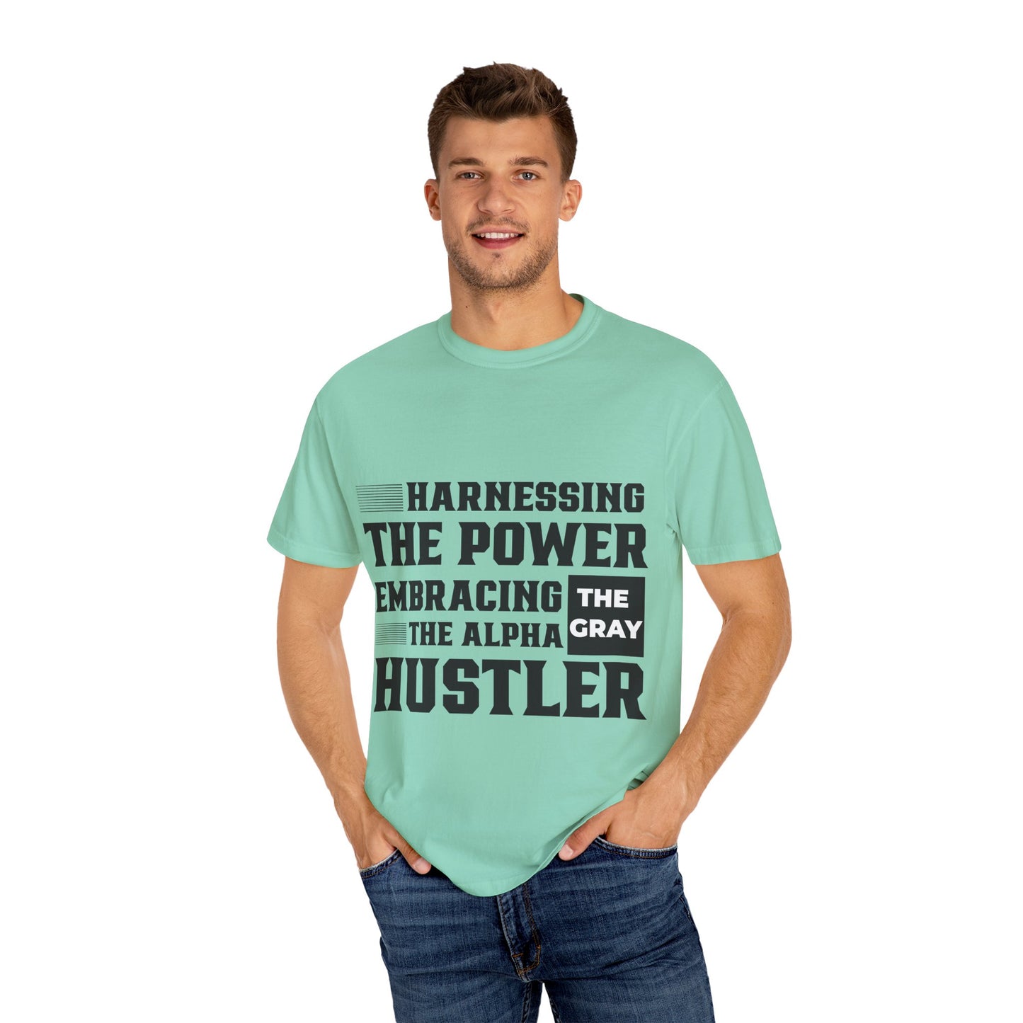 Gray Bearded Hustler Garment-Dyed T-shirt