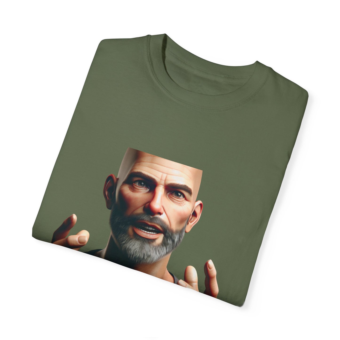Gray Bearded Hustler Movement  Garment-Dyed T-shirt