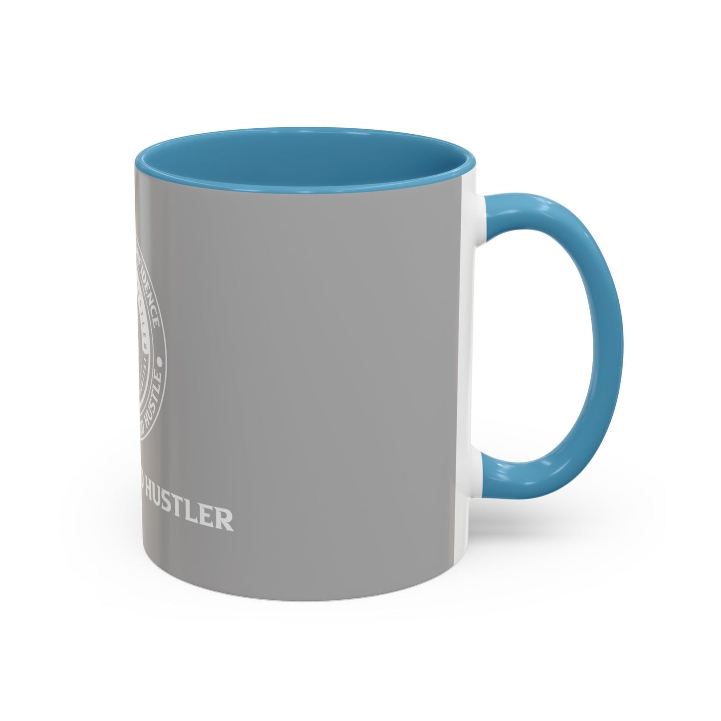 Gray Bearded Hustler Accent Coffee Mug (11, 15oz)