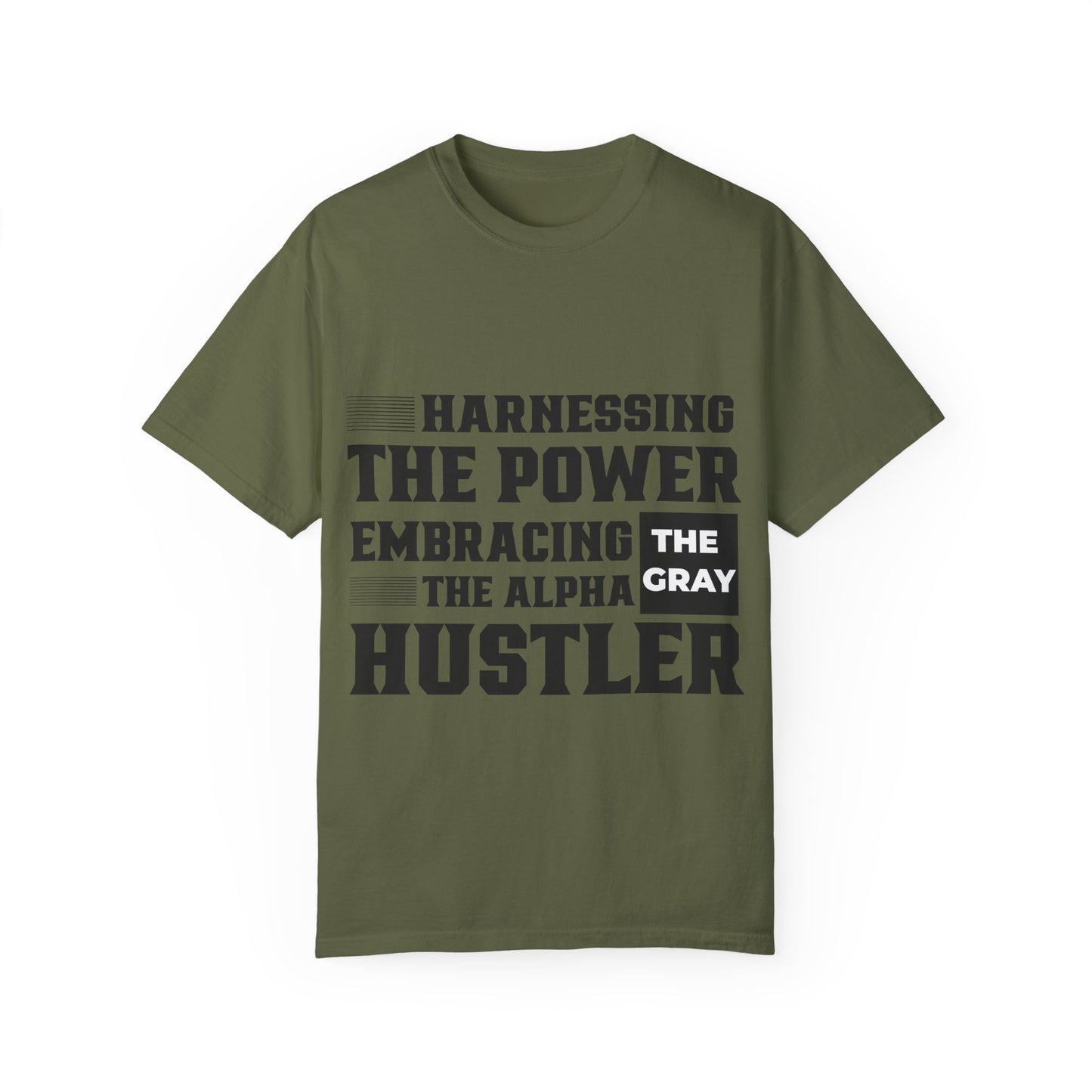 Gray Bearded Hustler Garment-Dyed T-shirt