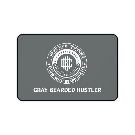 Gray Bearded Hustler  Desk Mat
