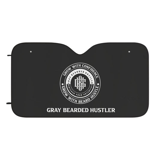 Gray Bearded Hustler Car Sun Shades