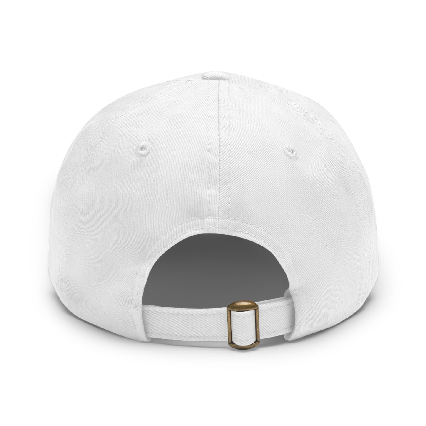 Gray Bearded Hustler Stylish Dad Hat with Leather Patch - Perfect Gift for Dads & Casual Outings