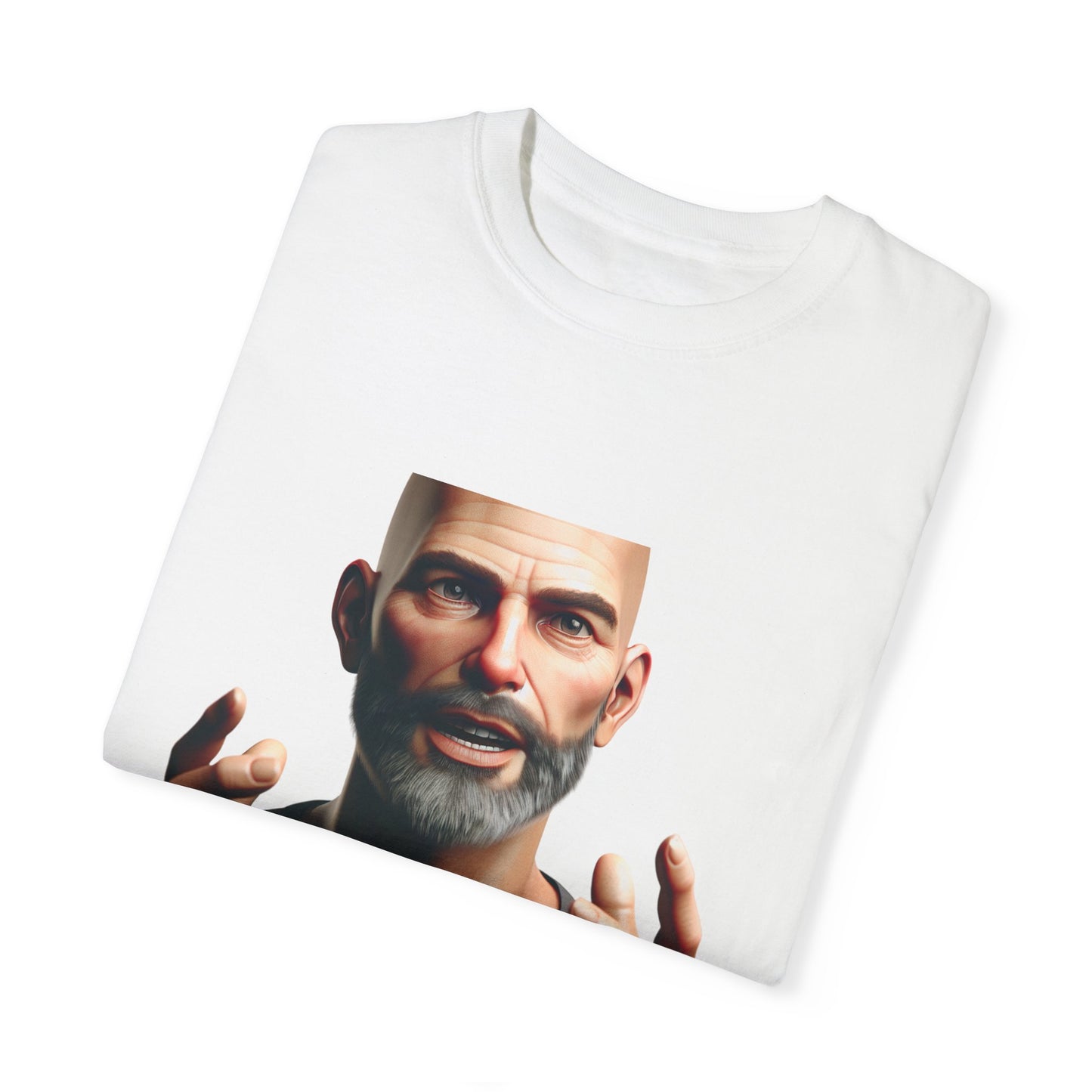 Gray Bearded Hustler Movement  Garment-Dyed T-shirt