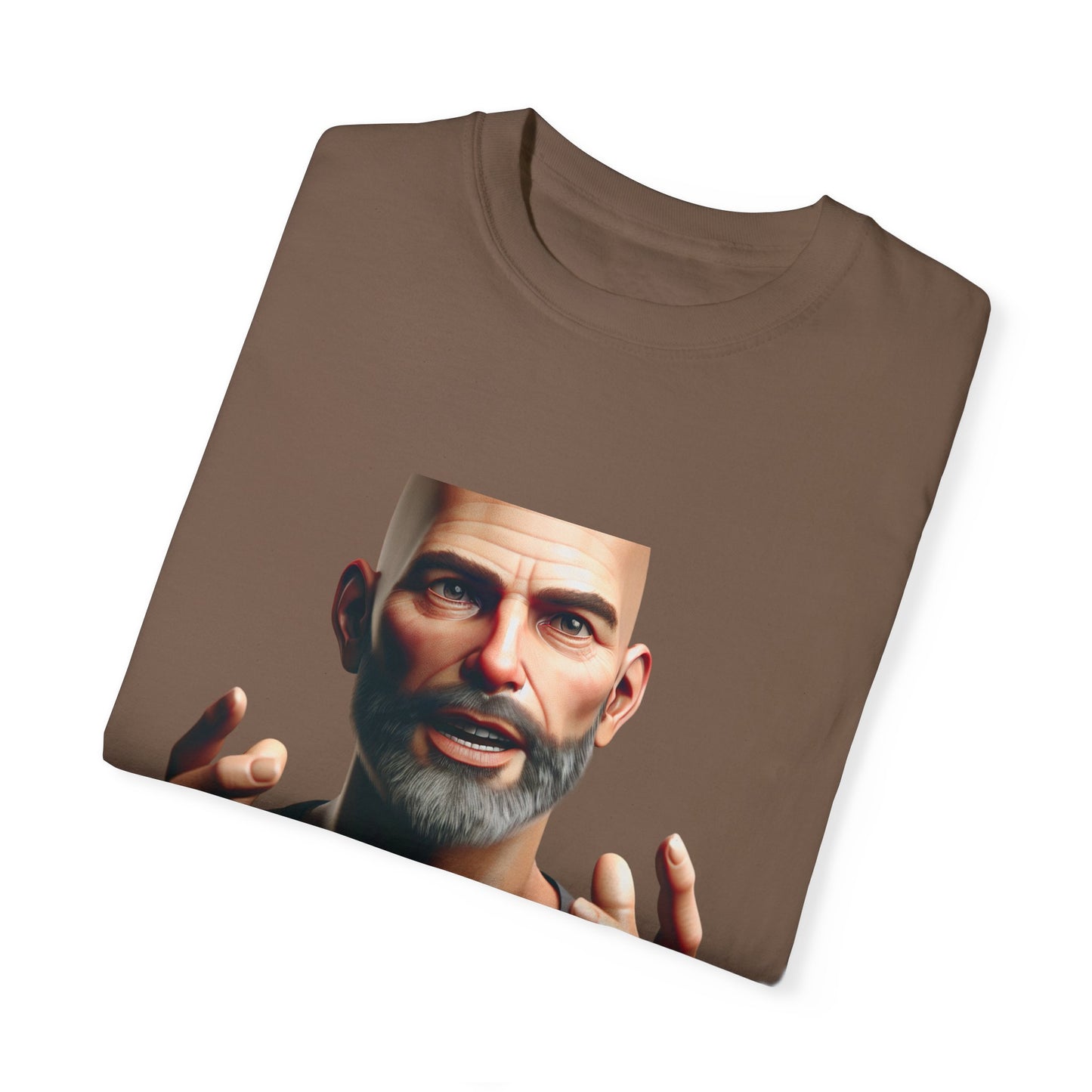 Gray Bearded Hustler Movement  Garment-Dyed T-shirt