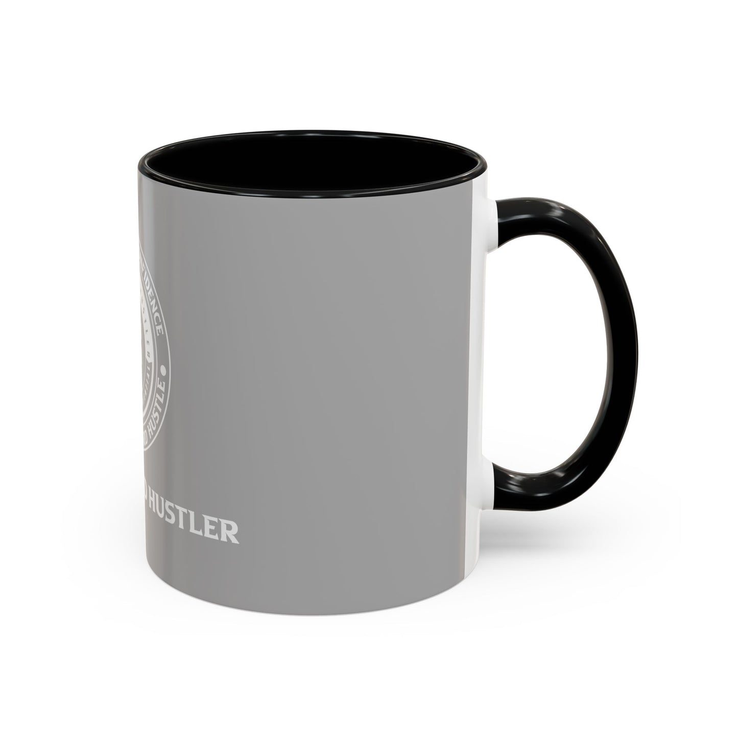 Gray Bearded Hustler Accent Coffee Mug (11, 15oz)