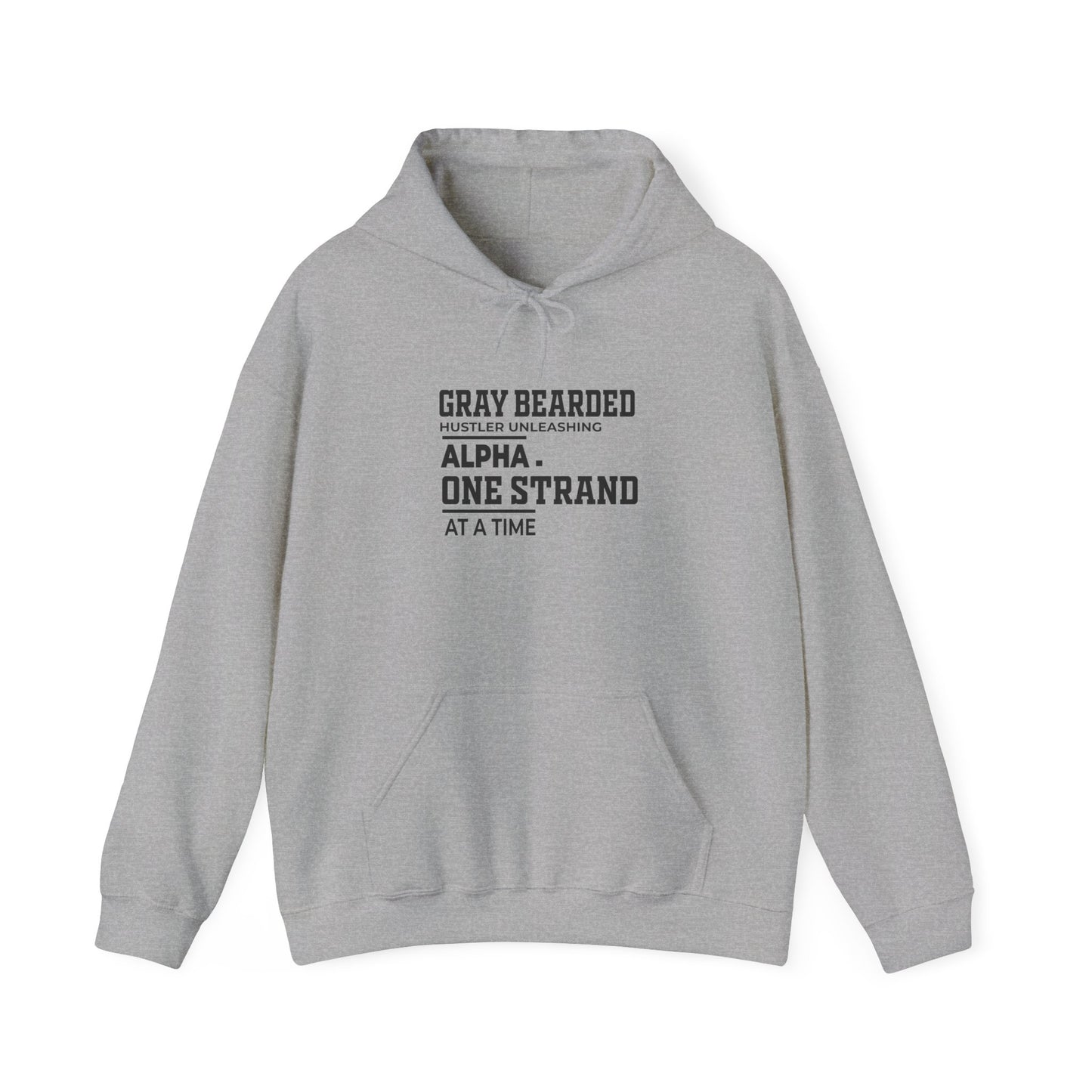 Gray Bearded Hustler™ Hooded Sweatshirt