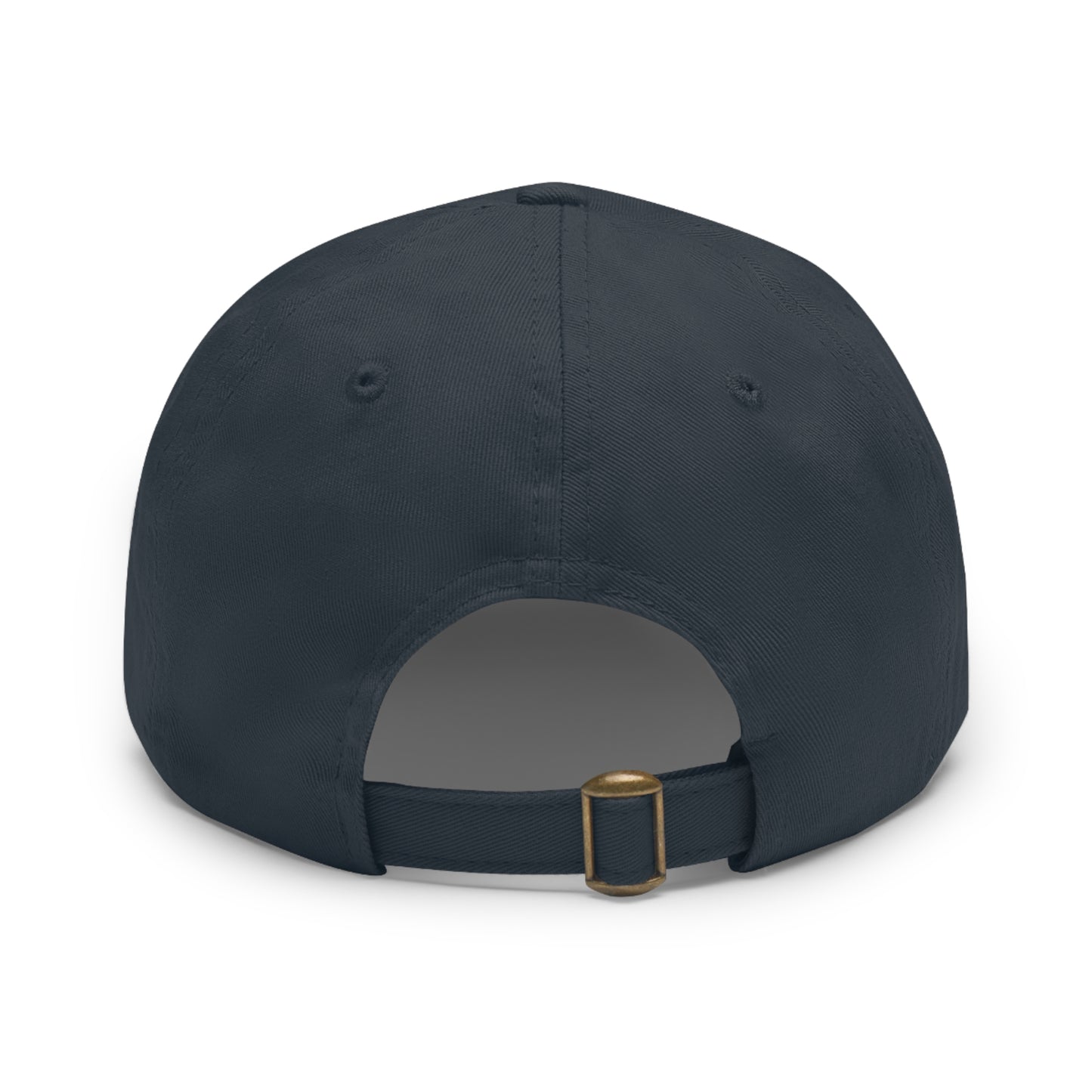 Gray Bearded Hustler Stylish Dad Hat with Leather Patch - Perfect Gift for Dads & Casual Outings