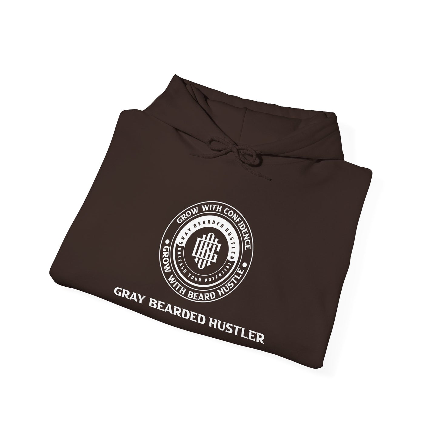 Gray Bearded Hustler Heavy Blend™ Hooded Sweatshirt