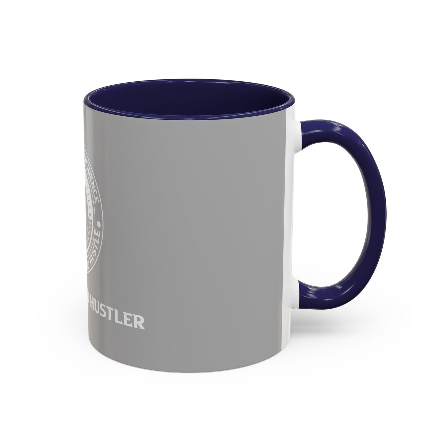 Gray Bearded Hustler Accent Coffee Mug (11, 15oz)